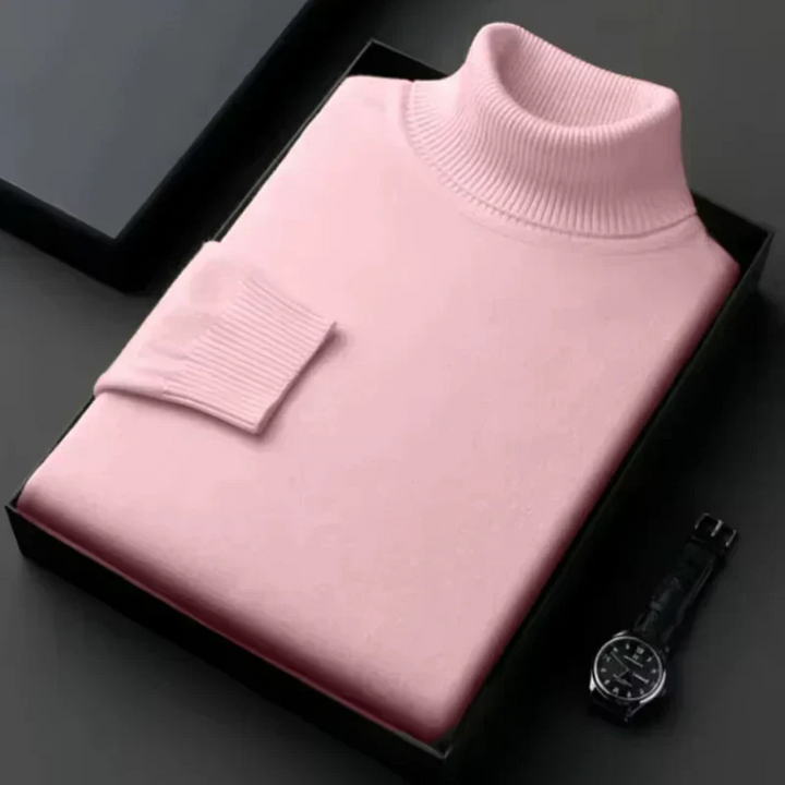 Héctor | Jersey de cuello alto de punto suave
