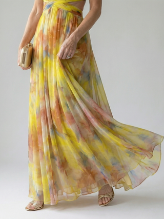 Zoraida | Vestido maxi cruzado