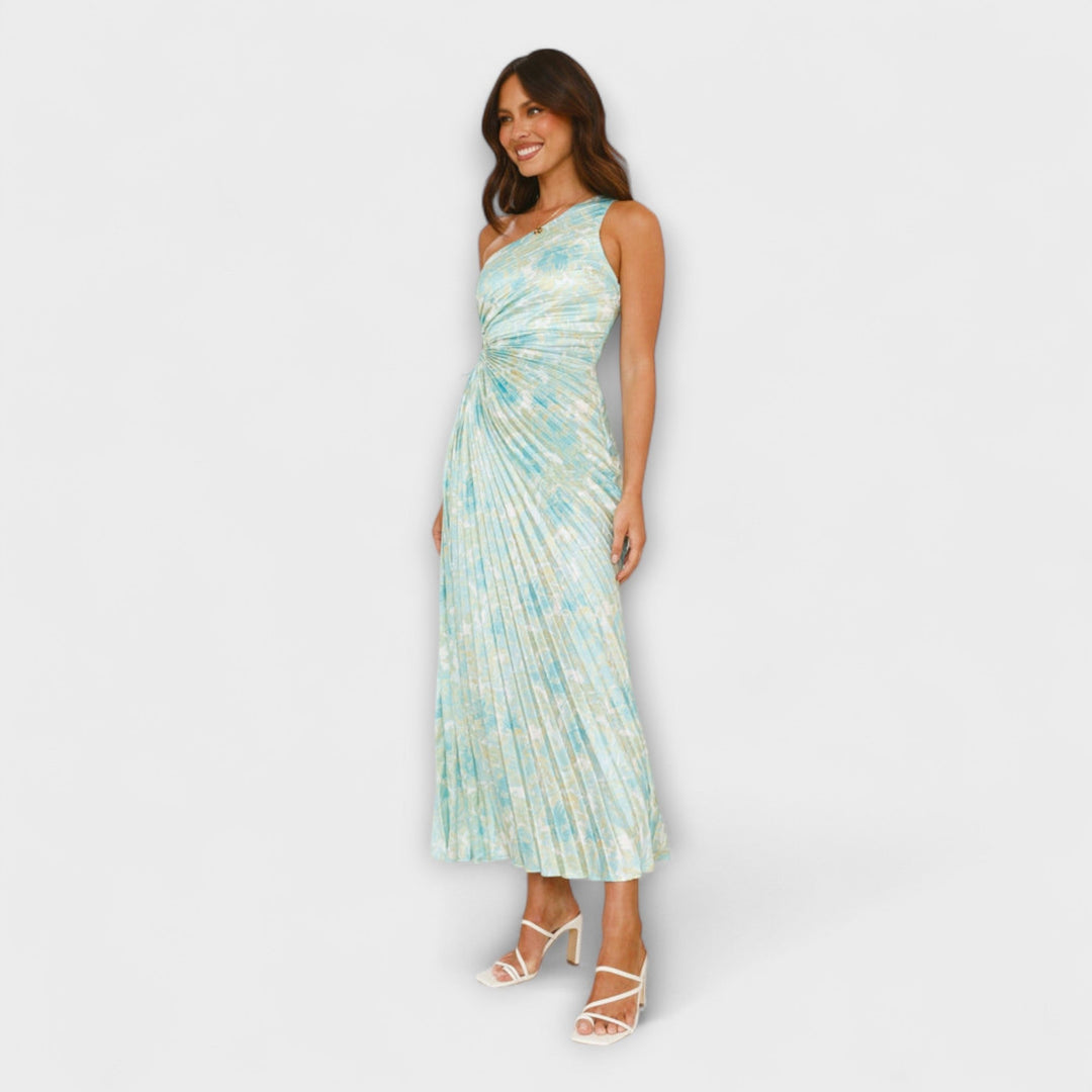 Goretti | Vestido maxi con abertura