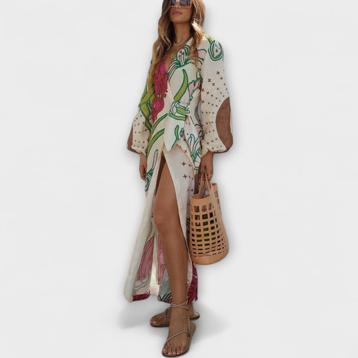 Tracey | Vestido maxi con lazo