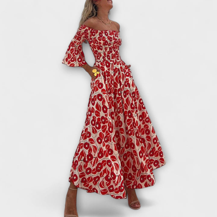 Iciar | Vestido maxi de hombros descubiertos