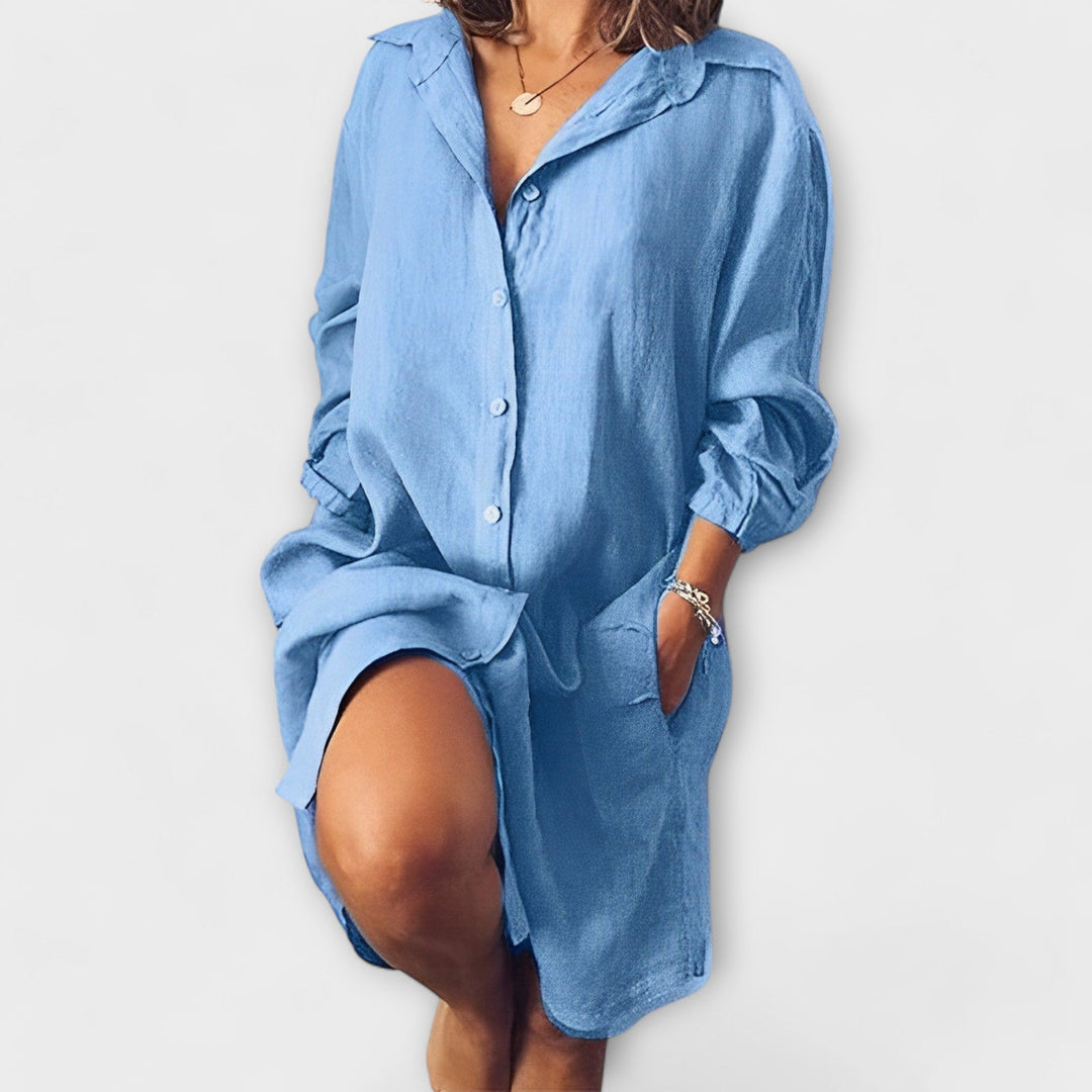 Cintia | Blusa de lino