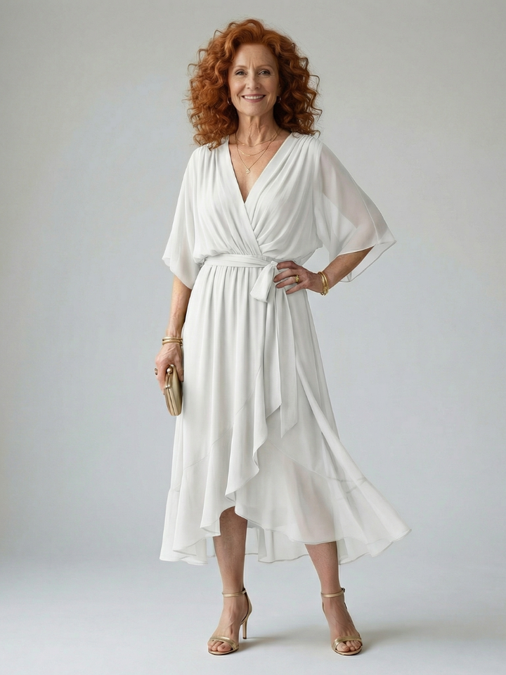 Edith | Vestido midi con lazo