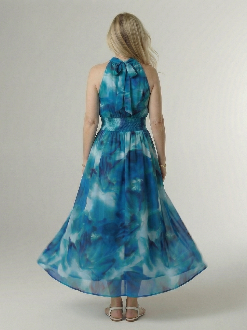 Brisa | Vestido midi halter