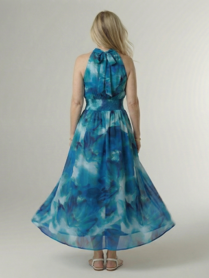 Brisa | Vestido midi halter