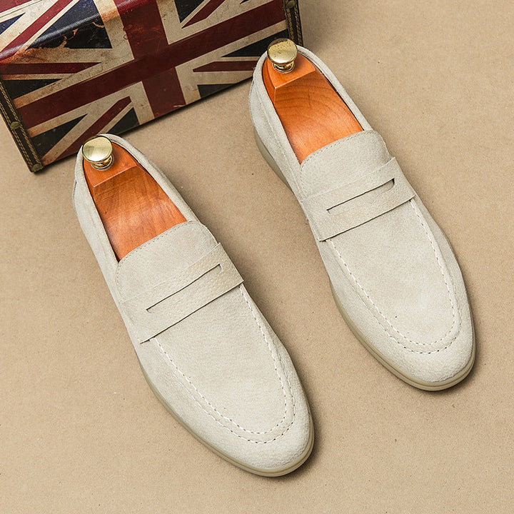 Aníbal | Mocasines elegantes efecto ante