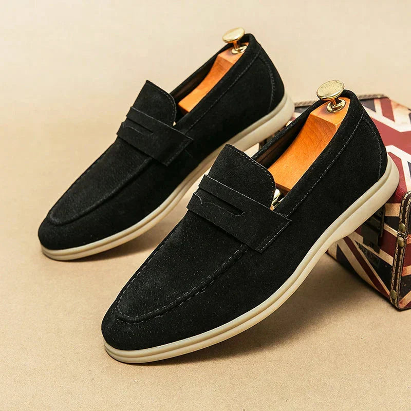 Aníbal | Mocasines elegantes efecto ante