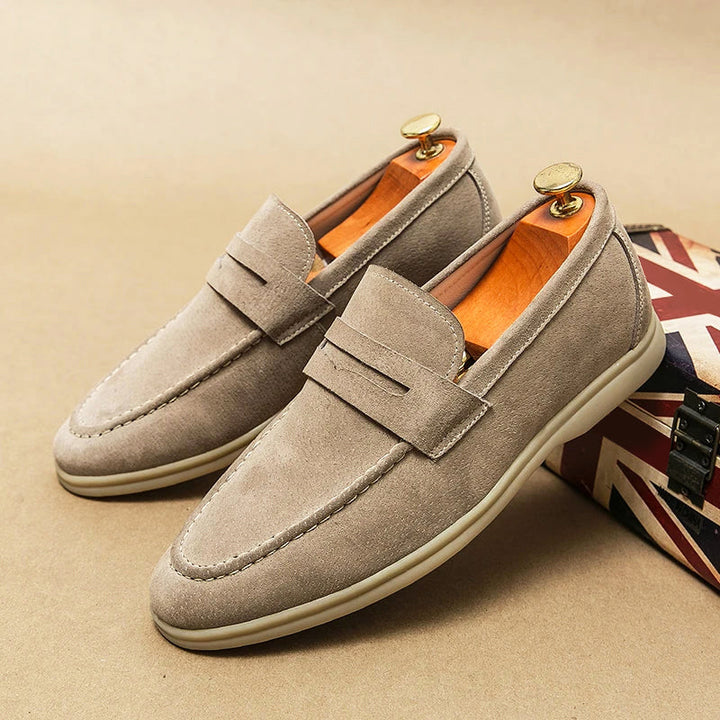 Aníbal | Mocasines elegantes efecto ante