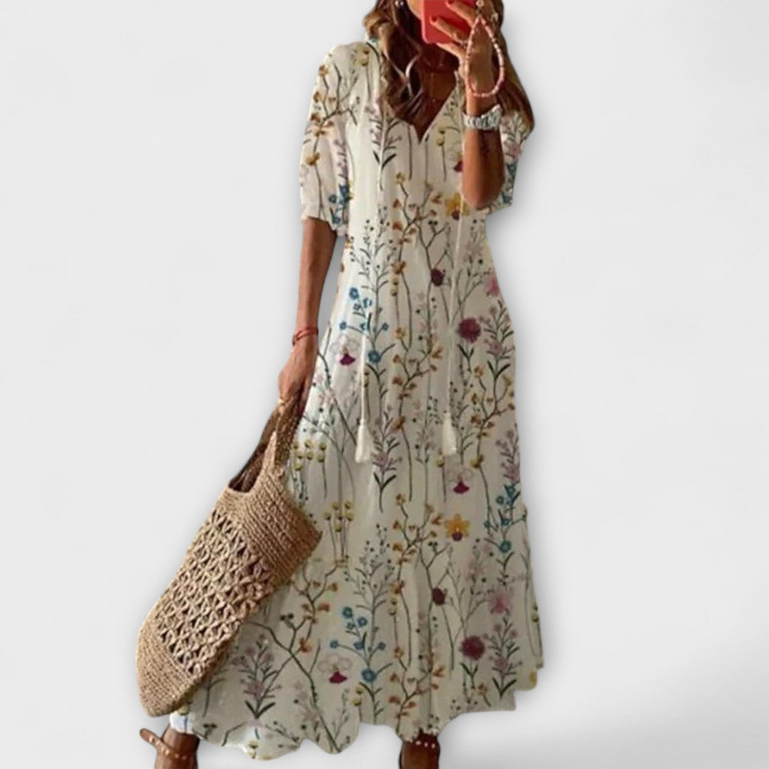 Fuensanta | Vestido bohemio de verano holgado