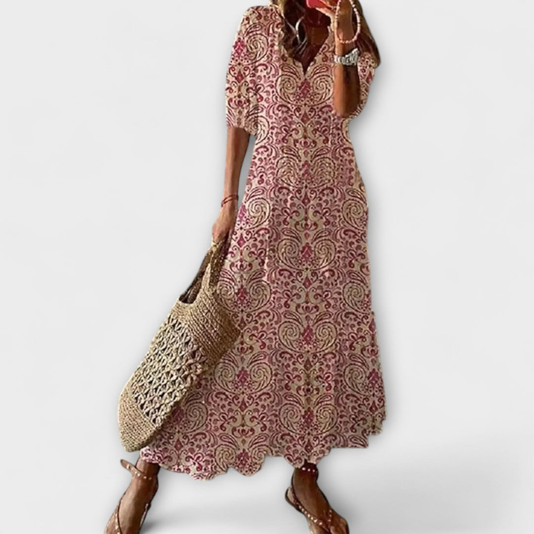 Fuensanta | Vestido bohemio de verano holgado