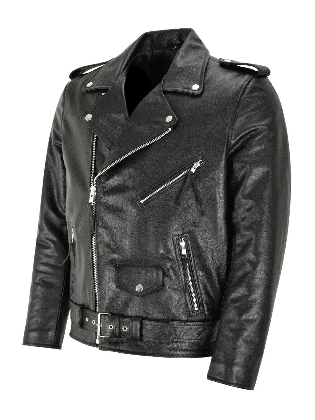Austin | Chaqueta biker efecto piel