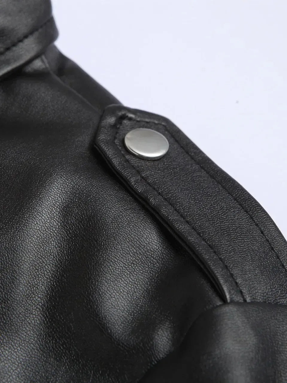 Austin | Chaqueta biker efecto piel