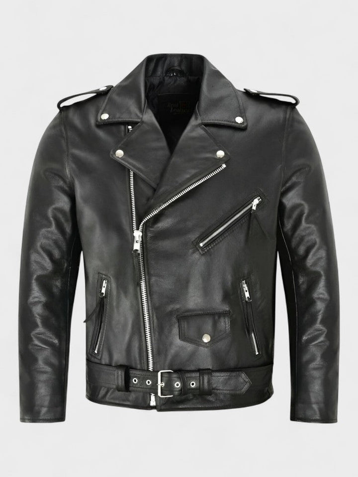 Austin | Chaqueta biker efecto piel