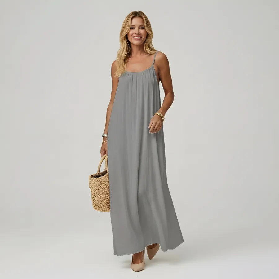Dalia | Vestido maxi con espalda descubierta