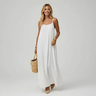 Dalia | Vestido maxi con espalda descubierta