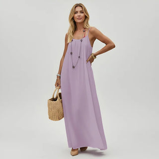 Dalia | Vestido maxi con espalda descubierta