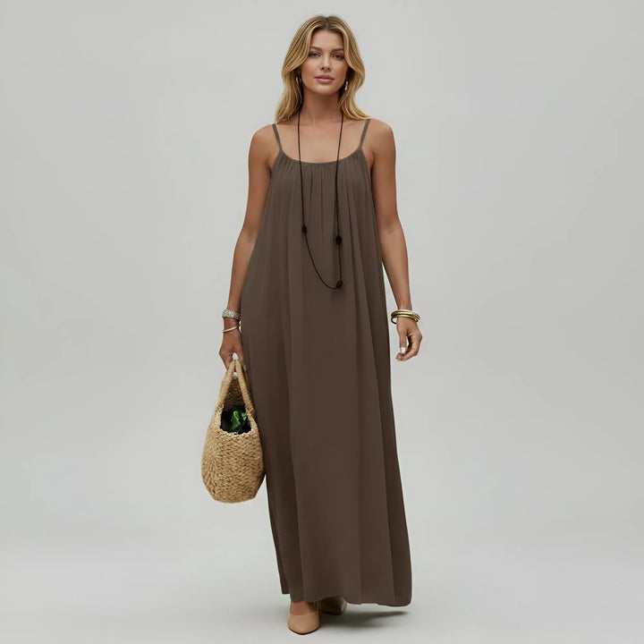 Dalia | Vestido maxi con espalda descubierta