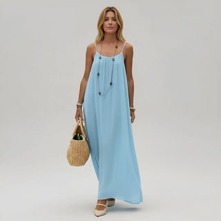 Dalia | Vestido maxi con espalda descubierta