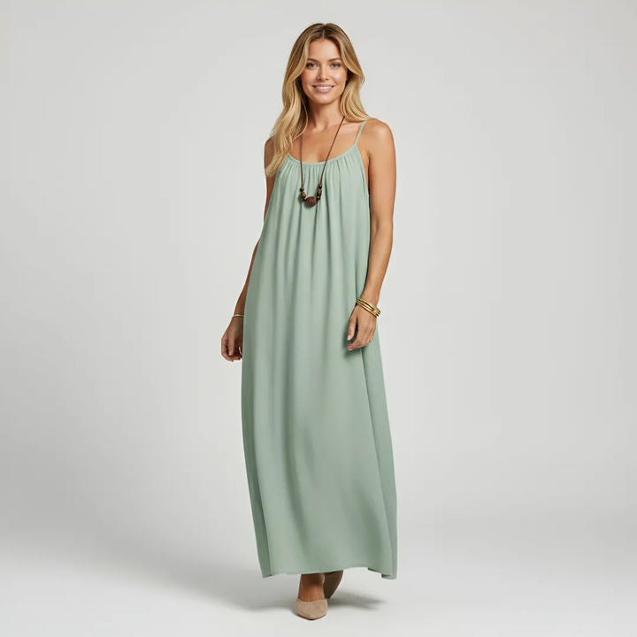 Dalia | Vestido maxi con espalda descubierta