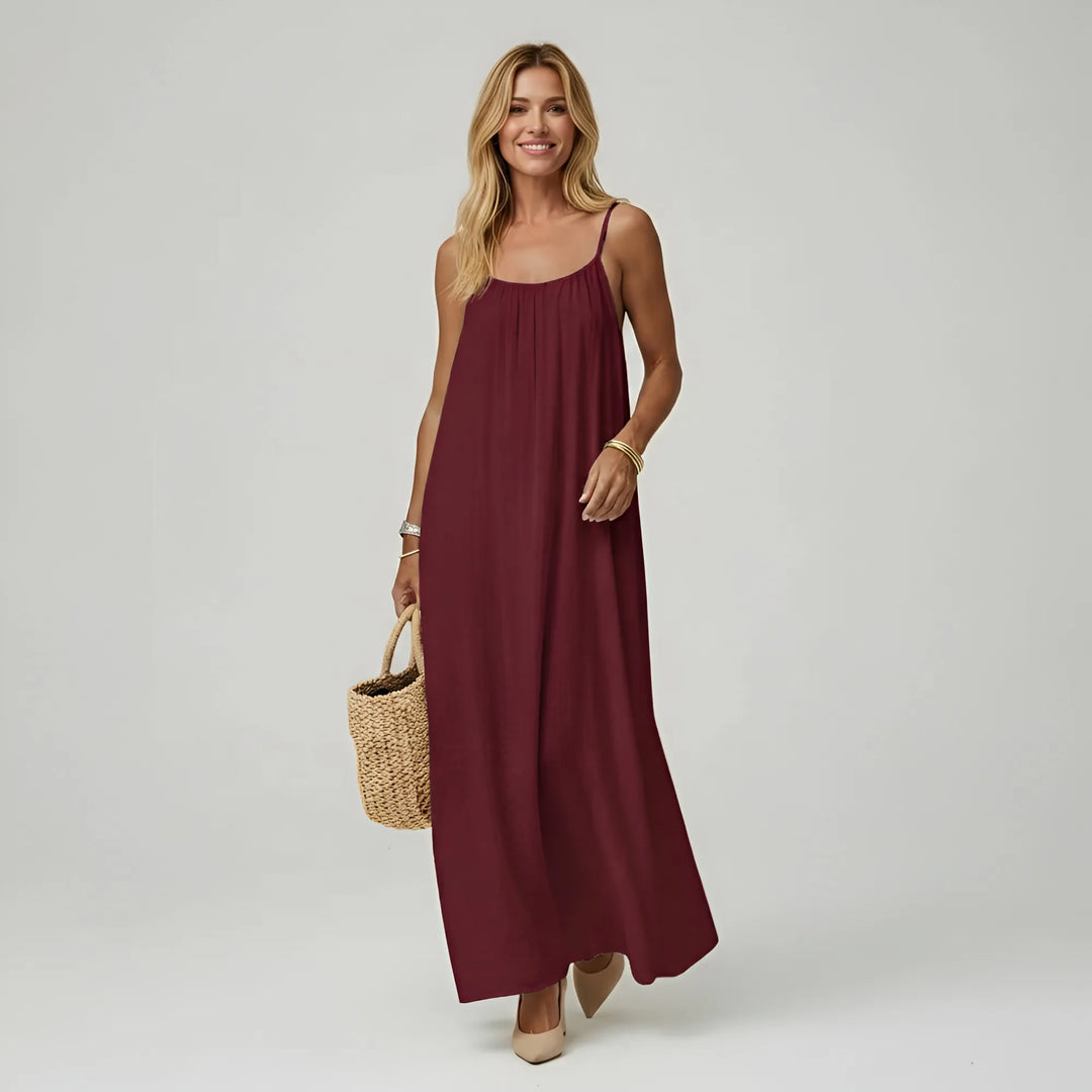 Dalia | Vestido maxi con espalda descubierta