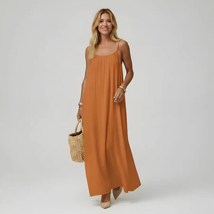 Dalia | Vestido maxi con espalda descubierta
