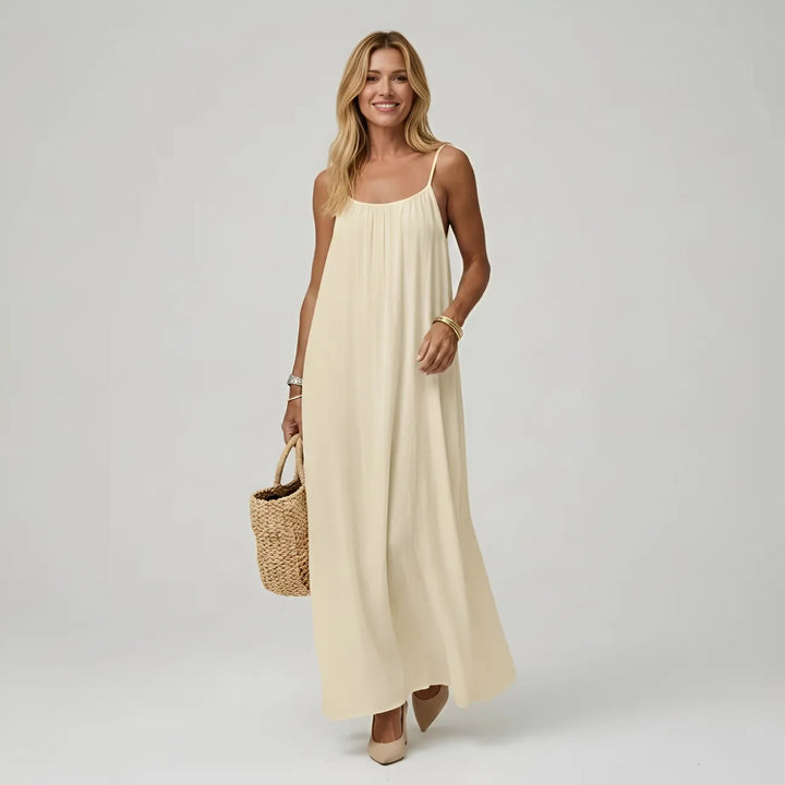 Dalia | Vestido maxi con espalda descubierta