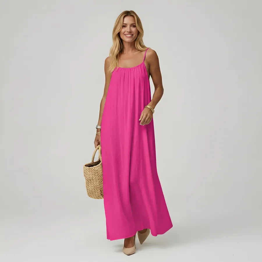 Dalia | Vestido maxi con espalda descubierta