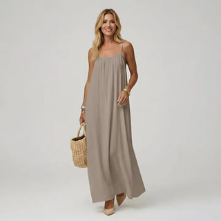 Dalia | Vestido maxi con espalda descubierta