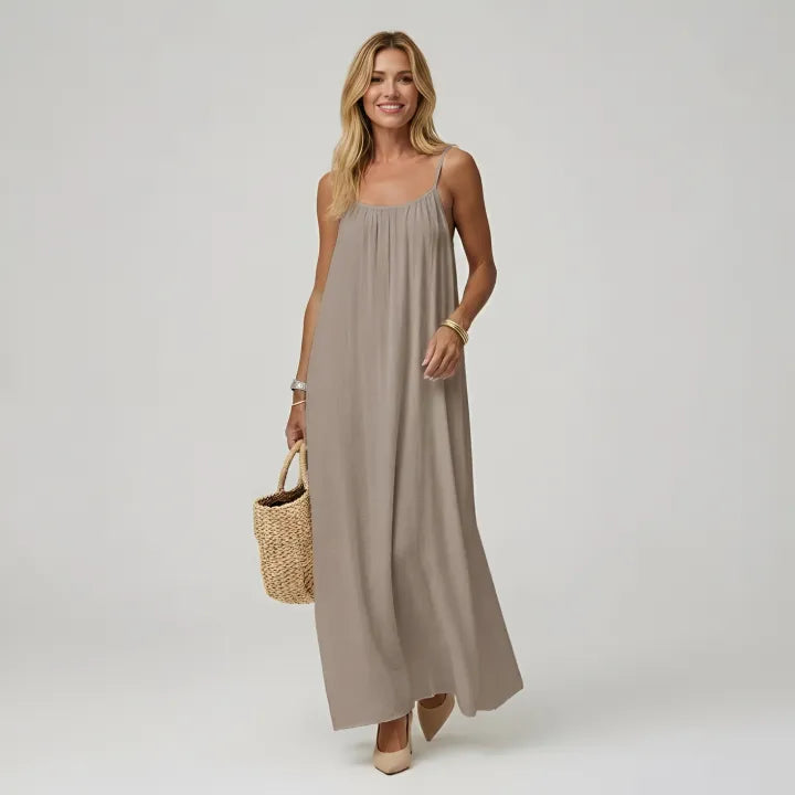 Dalia | Vestido maxi con espalda descubierta