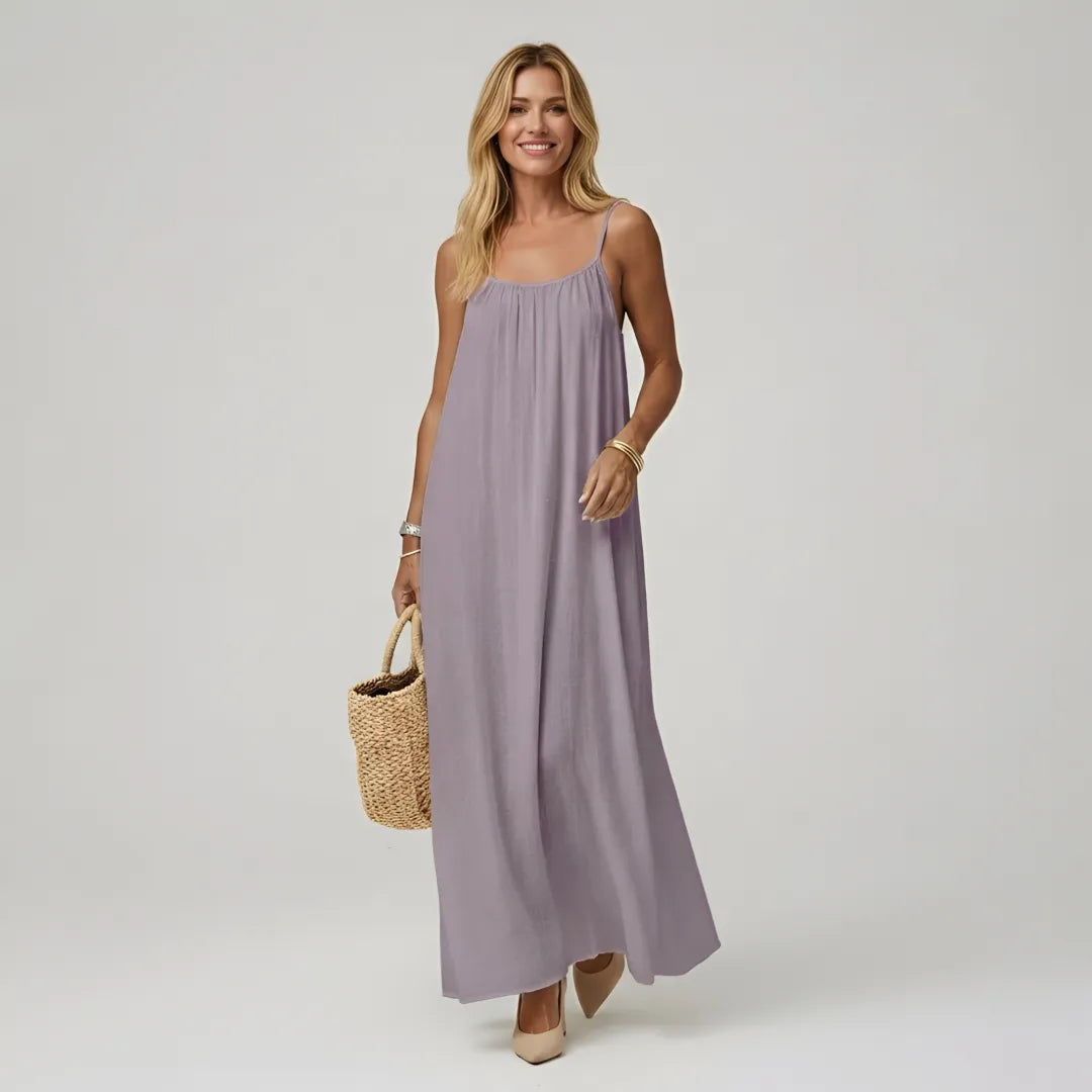 Dalia | Vestido maxi con espalda descubierta