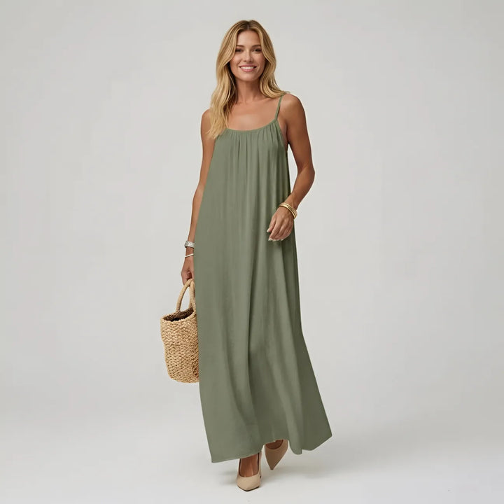 Dalia | Vestido maxi con espalda descubierta