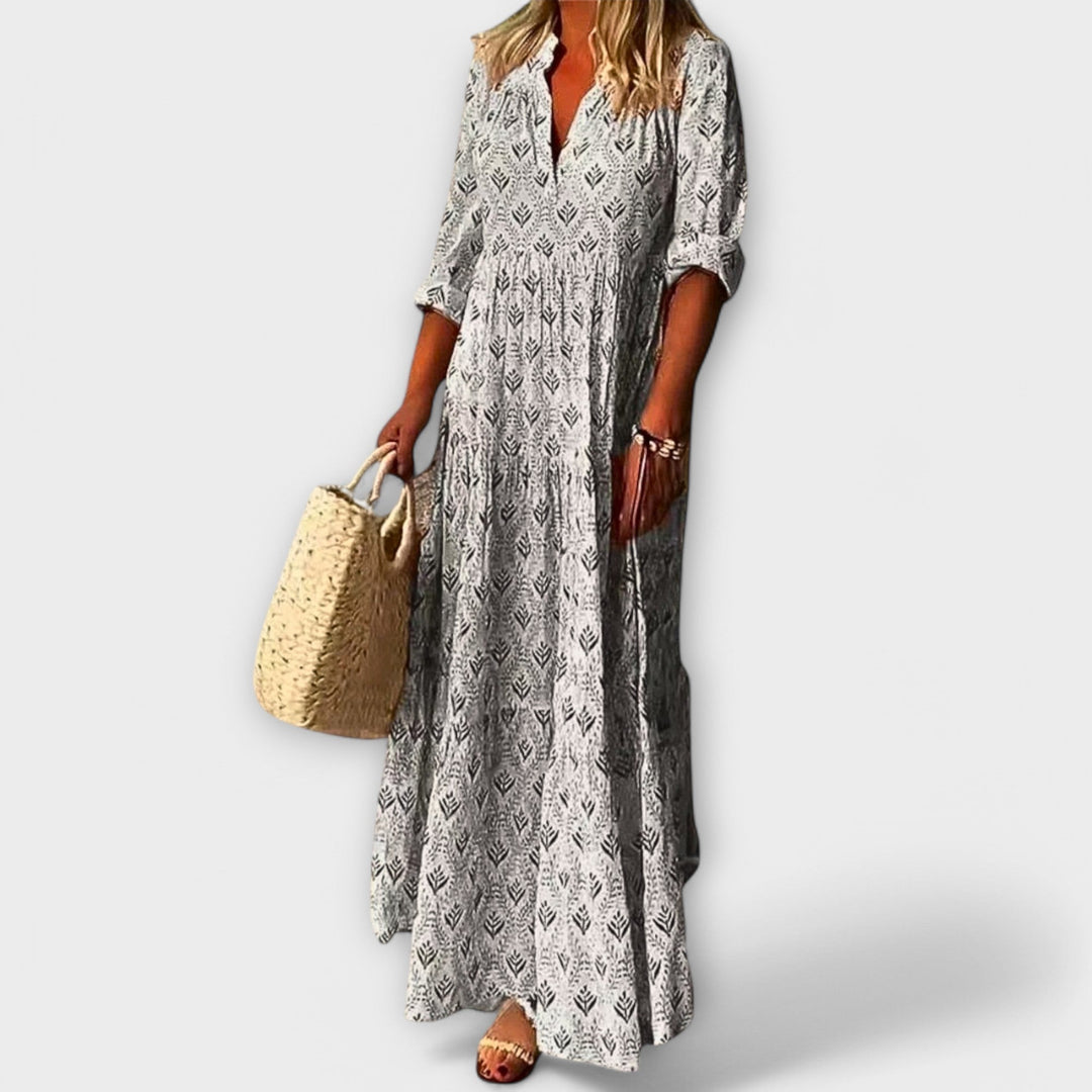 Sera | Vestido maxi de primavera