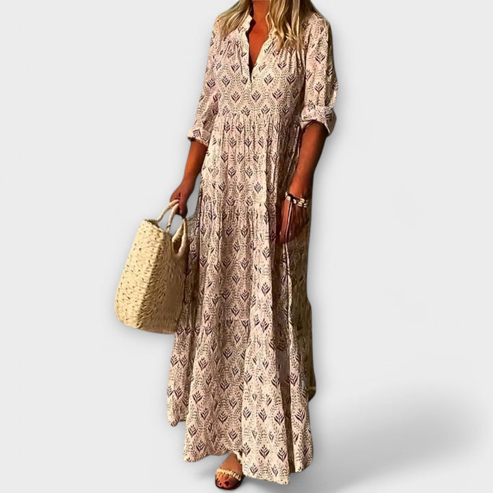 Sera | Vestido maxi de primavera