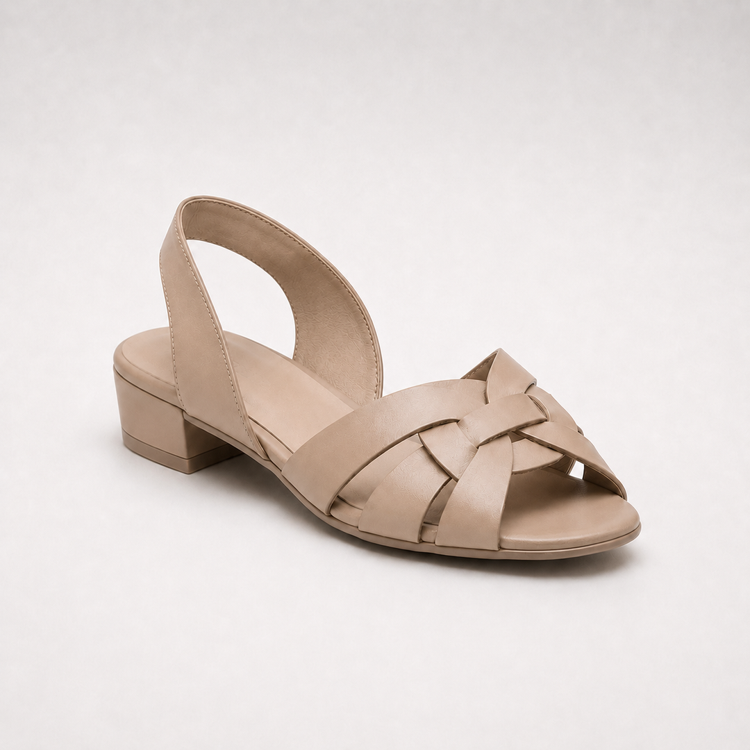 Serafina | Sandalias trenzadas color natural