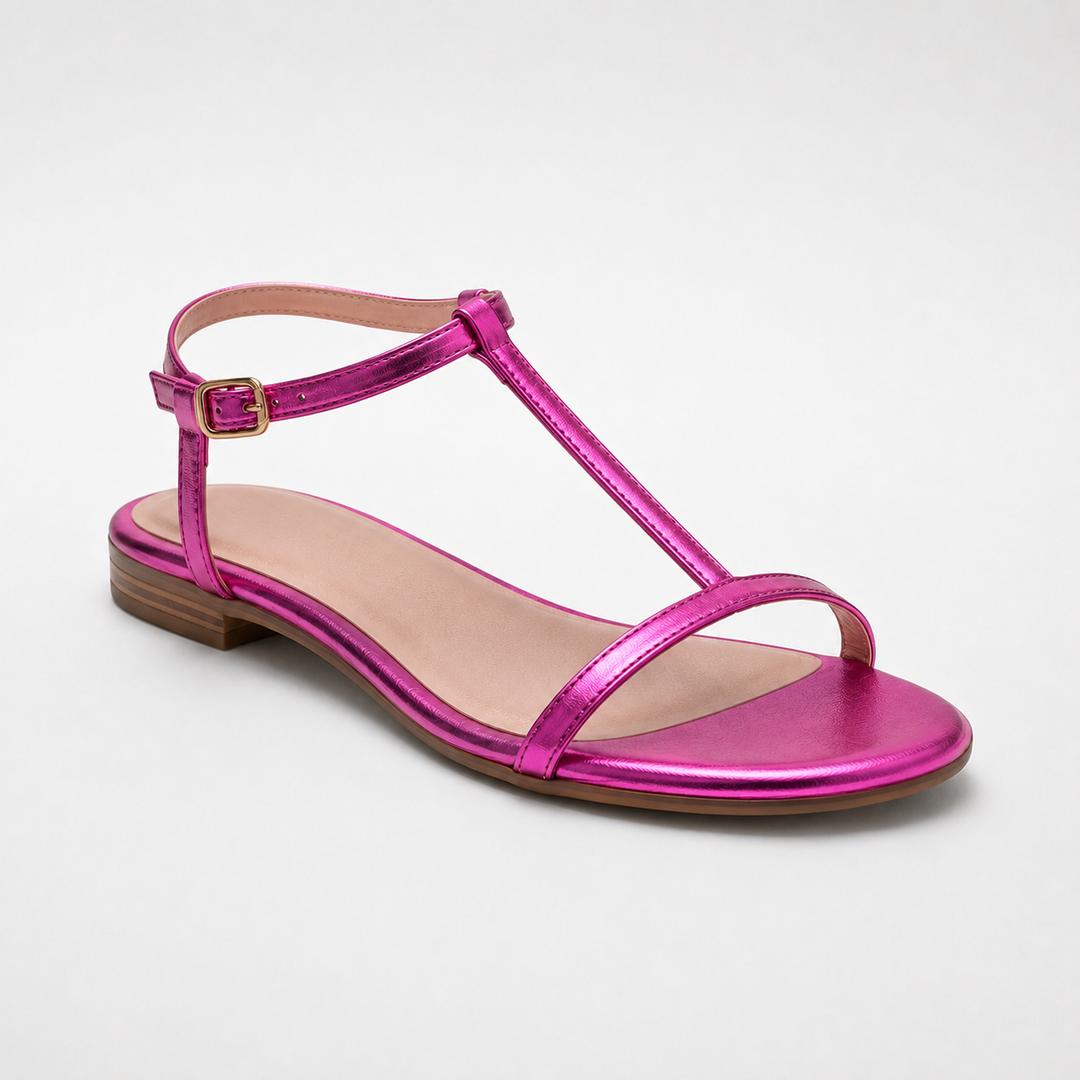 Rosalba | Sandalias doradas de primavera