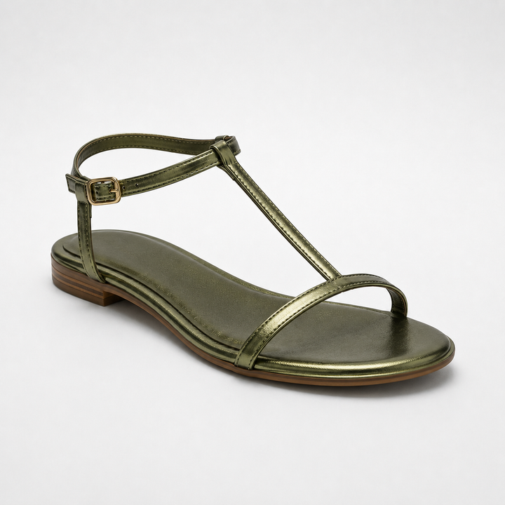 Rosalba | Sandalias doradas de primavera