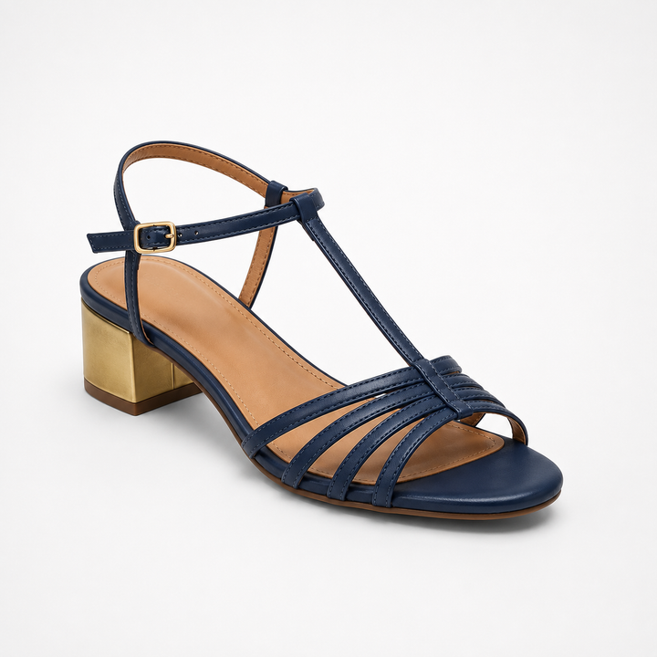 Alegra | Sandalias doradas elegantes