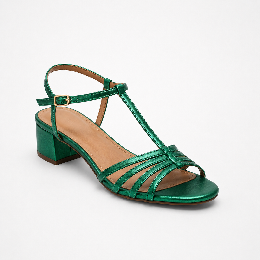 Alegra | Sandalias doradas elegantes