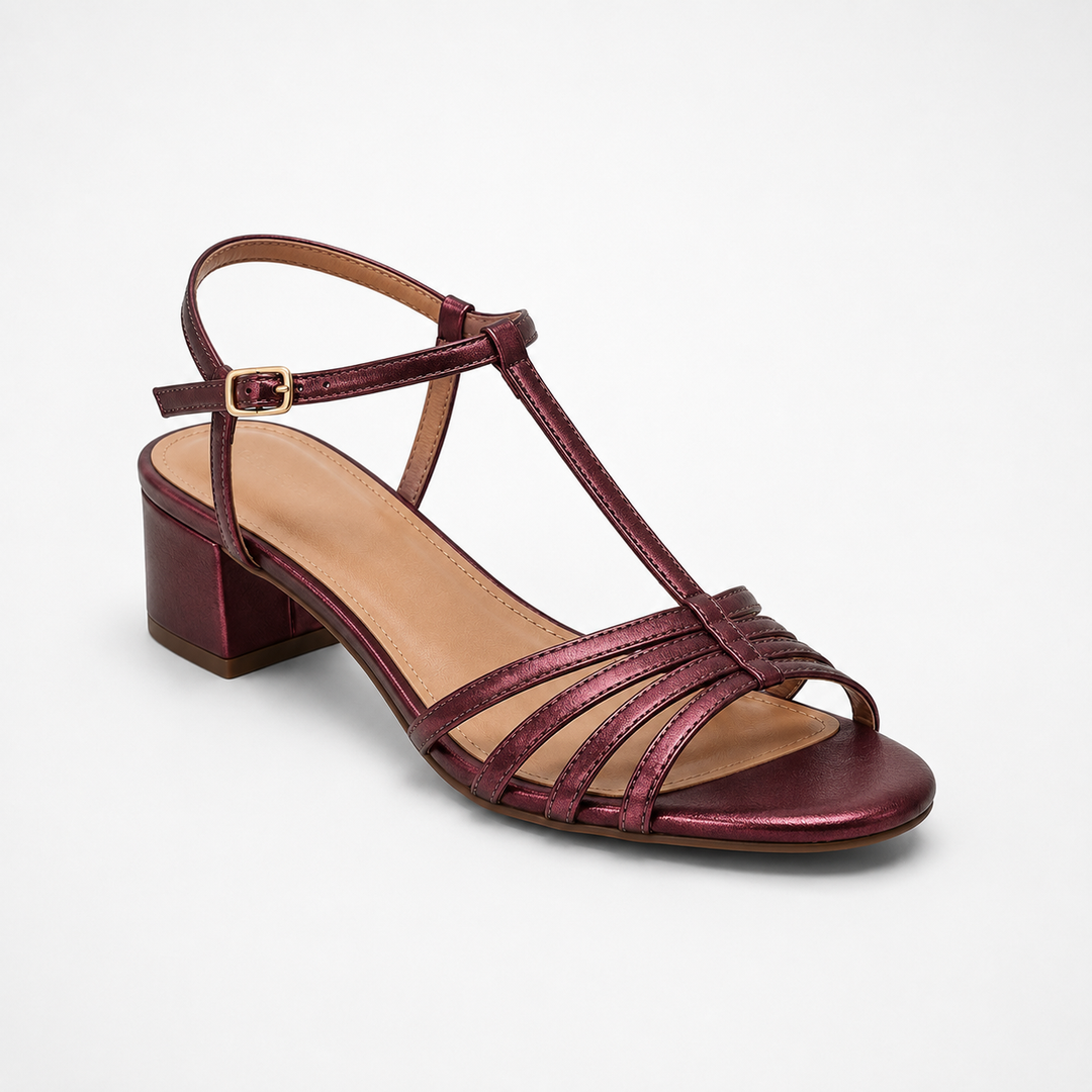 Alegra | Sandalias doradas elegantes