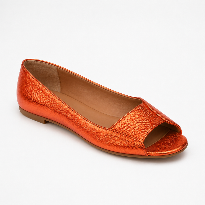 Adelina | Sandalias doradas cómodas