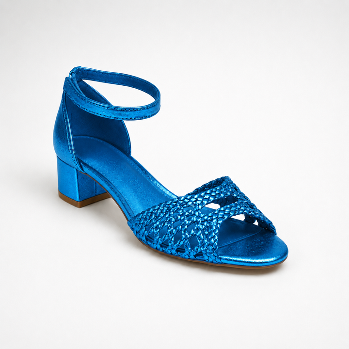 Wanda | Sandalias trenzadas doradas
