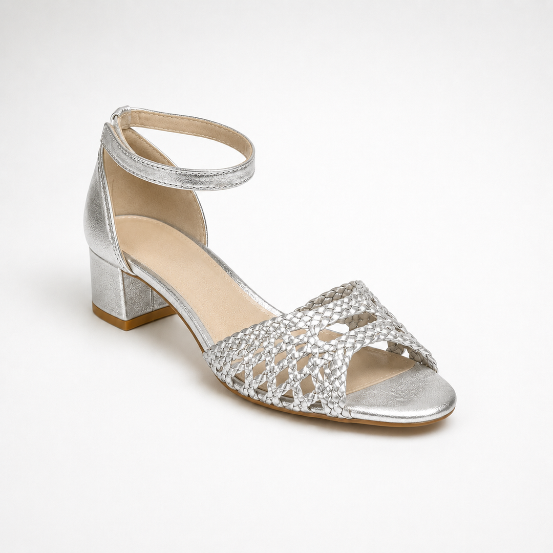 Wanda | Sandalias trenzadas doradas
