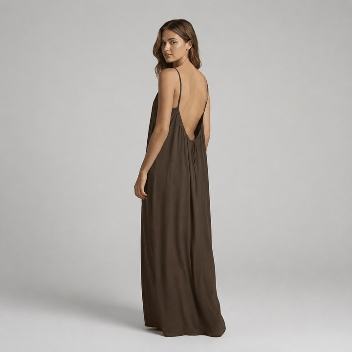 Dalia | Vestido maxi con espalda descubierta