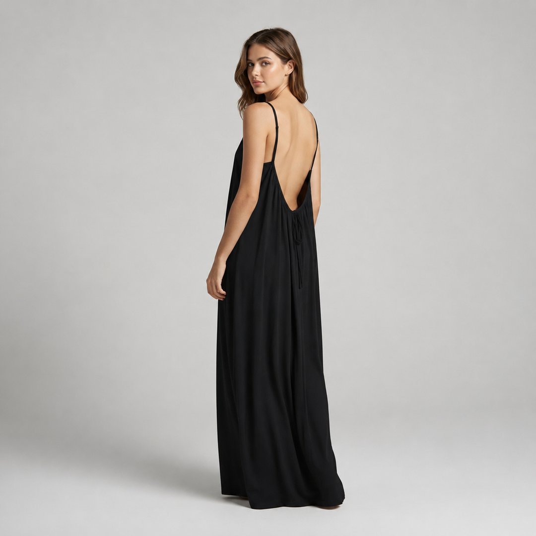 Dalia | Vestido maxi con espalda descubierta
