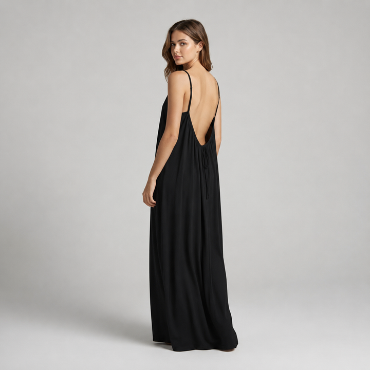 Dalia | Vestido maxi con espalda descubierta