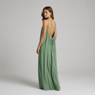 Dalia | Vestido maxi con espalda descubierta