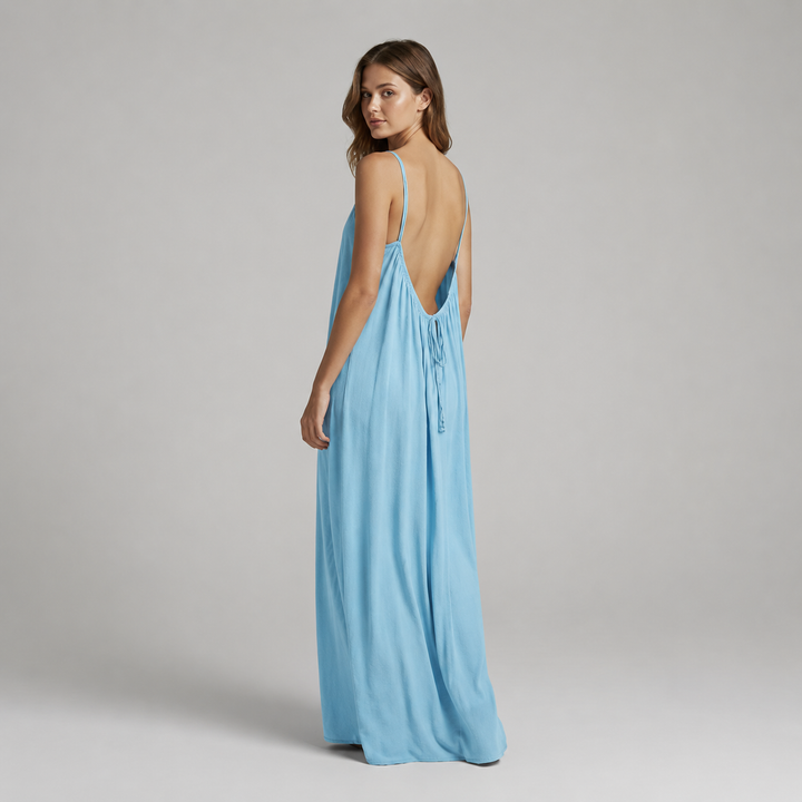 Dalia | Vestido maxi con espalda descubierta