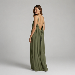 Dalia | Vestido maxi con espalda descubierta