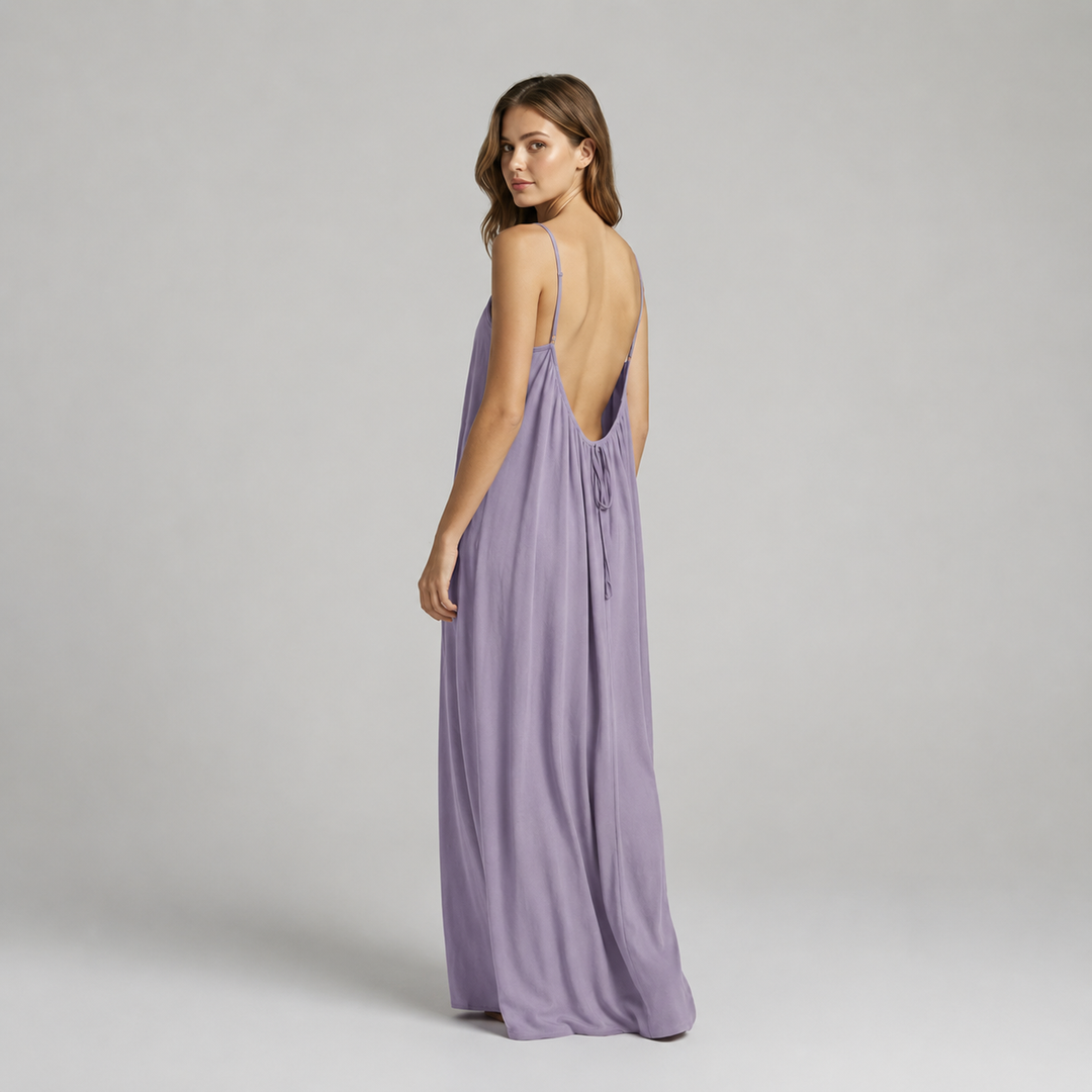 Dalia | Vestido maxi con espalda descubierta