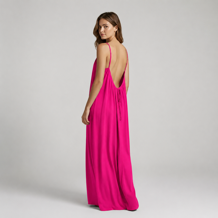 Dalia | Vestido maxi con espalda descubierta